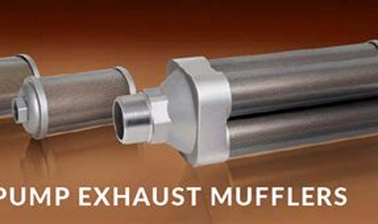 Quiet Operation: Vacuum Pump Muffler Solutions | Safem Fabrication - Precision Engineering & Custom Manufacturing Solutions