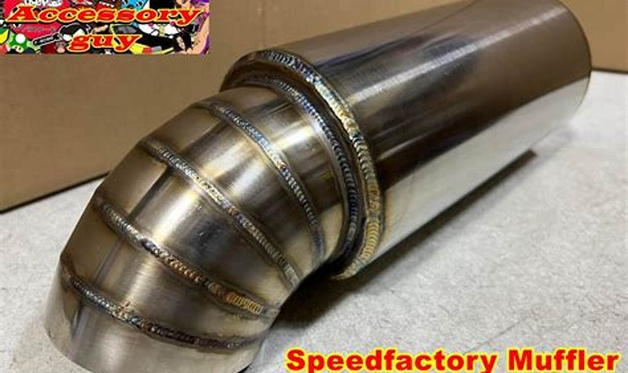 Speedfactory Muffler: Get Peak Performance + Quiet | Best Mufflers for Cars & Trucks | Performance, Sound & Durability Upgrades