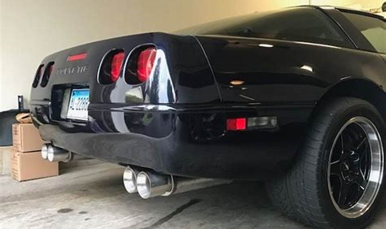 Unleash The Beast The Ultimate Muffler Upgrade For Your 1992 Corvette