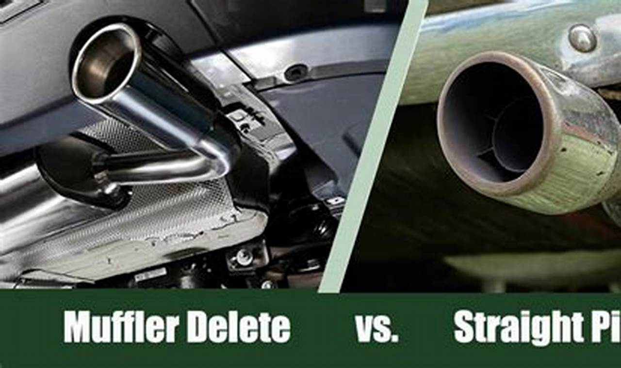 Straight Pipe vs. Muffler Delete: Which Exhaust Mod? Best Mufflers for Cars & Trucks | Performance, Sound & Durability Upgrades Straight Pipe vs. Muffler Delete: Which Exhaust Mod? | Best Mufflers for Cars & Trucks | Performance, Sound & Durability Upgrades