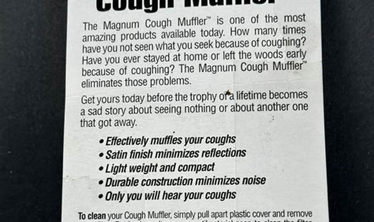 Magnum Cough Muffler: Heavy-Duty Engine Silencer Best Mufflers for Cars & Trucks | Performance, Sound & Durability Upgrades Magnum Cough Muffler: Heavy-Duty Engine Silencer | Best Mufflers for Cars & Trucks | Performance, Sound & Durability Upgrades
