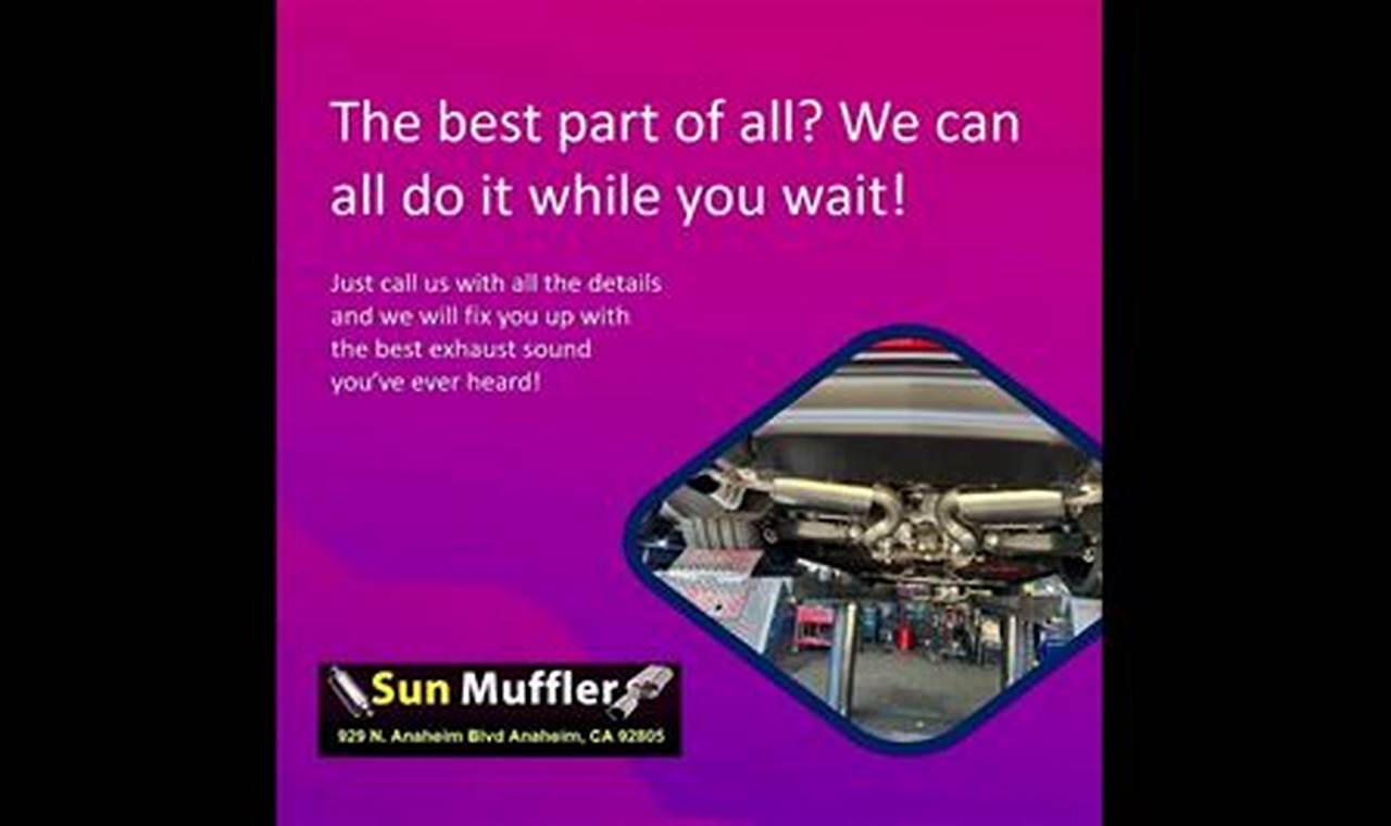 Sun Muffler | Best Mufflers for Cars & Trucks | Performance, Sound & Durability Upgrades