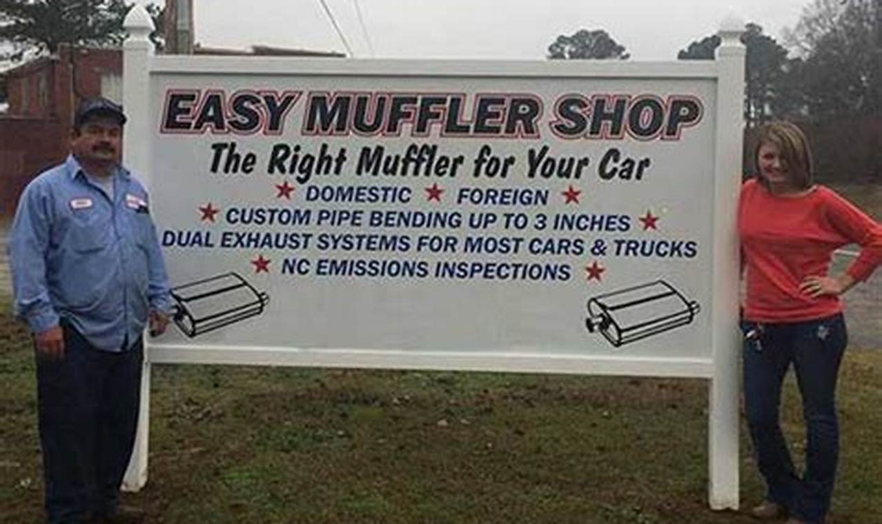 Greenville NC Easy Muffler: Quick & Affordable | Best Mufflers for Cars & Trucks | Performance, Sound & Durability Upgrades