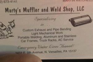 Your Marty's Muffler & Weld Shop: Experts & Repairs! | Best Mufflers for Cars & Trucks | Performance, Sound & Durability Upgrades