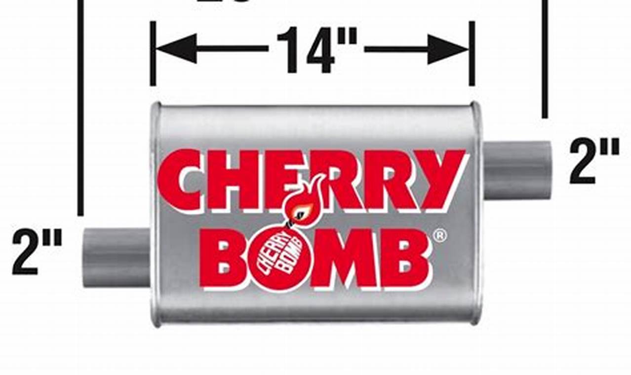 Enhance Your Ride: Cherry Bomb Turbo Muffler for 4 Cylinder Cars Best Mufflers for Cars & Trucks | Performance, Sound & Durability Upgrades Enhance Your Ride: Cherry Bomb Turbo Muffler for 4 Cylinder Cars | Best Mufflers for Cars & Trucks | Performance, Sound & Durability Upgrades