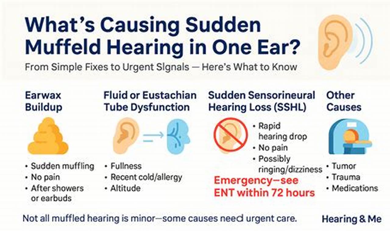 Right Ear Problem Right Ear Muffled? Causes & When to Worry | Ear Help