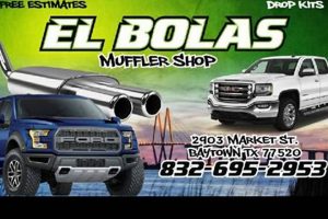 Find: El Bolas Muffler Shop Near You (Local Experts) Best Mufflers for Cars & Trucks | Performance, Sound & Durability Upgrades Find: El Bolas Muffler Shop Near You (Local Experts) | Best Mufflers for Cars & Trucks | Performance, Sound & Durability Upgrades