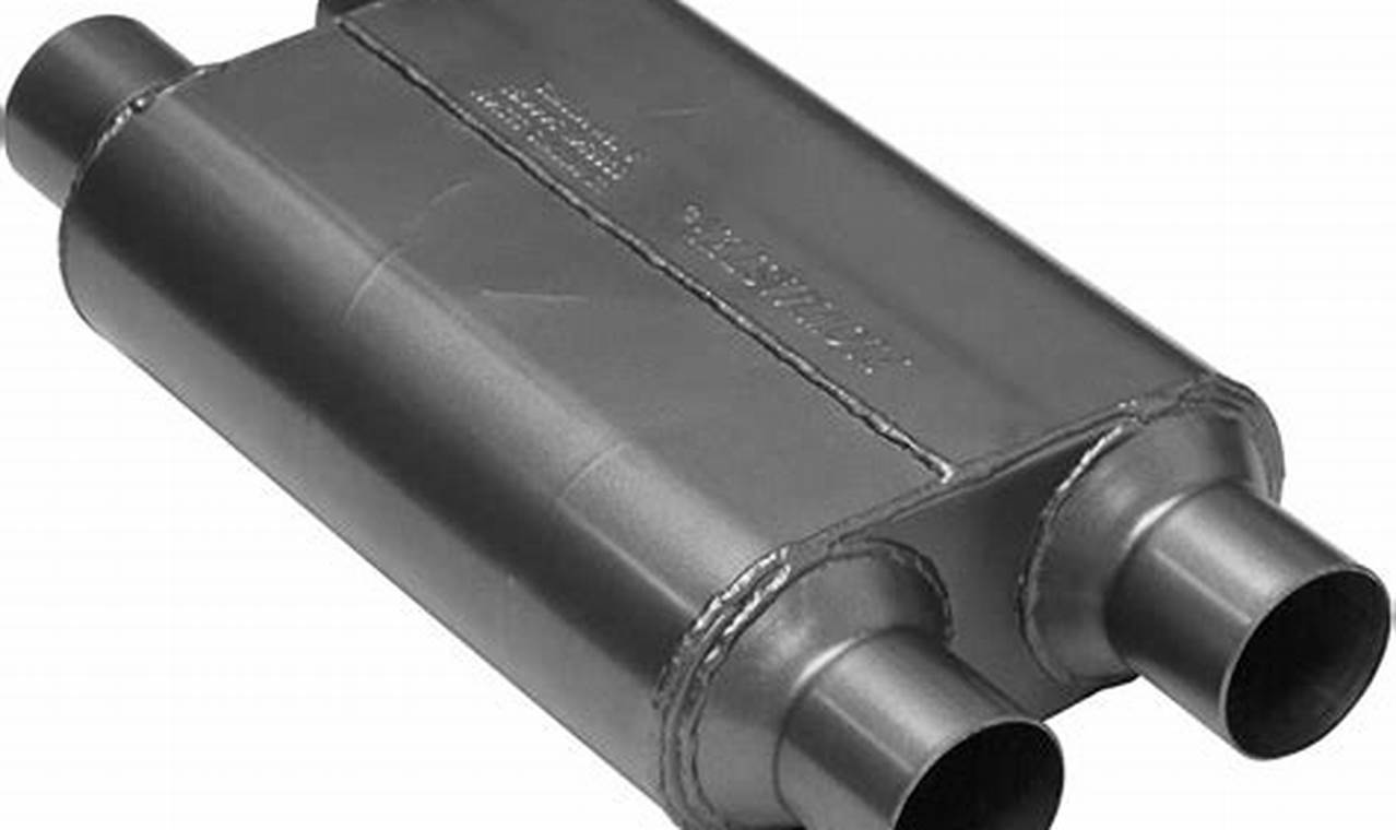 Upgrade Your Ride: Dual In Out Muffler Performance!