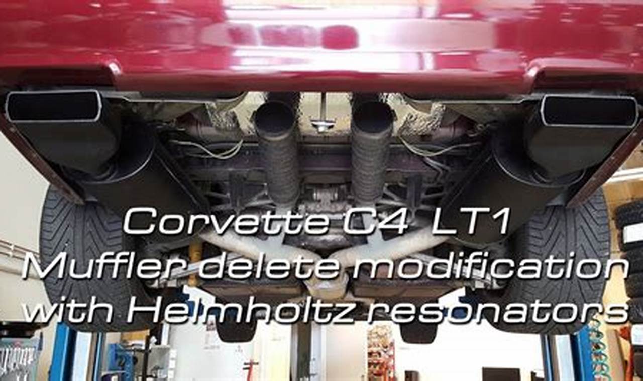 1992 Corvette Muffler Delete