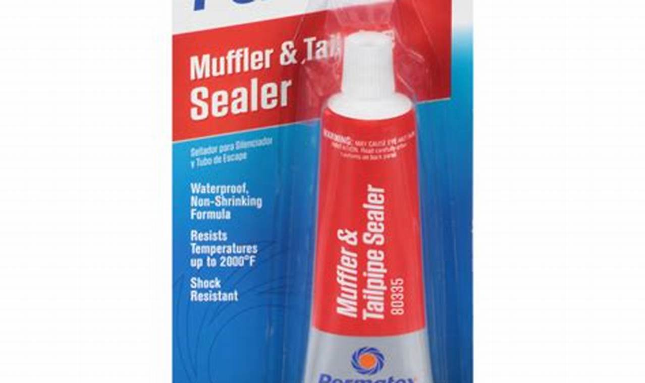 Fix Muffler Leaks: Permatex Muffler & Tailpipe Sealer - Easy Repair! | Best Mufflers for Cars & Trucks | Performance, Sound & Durability Upgrades