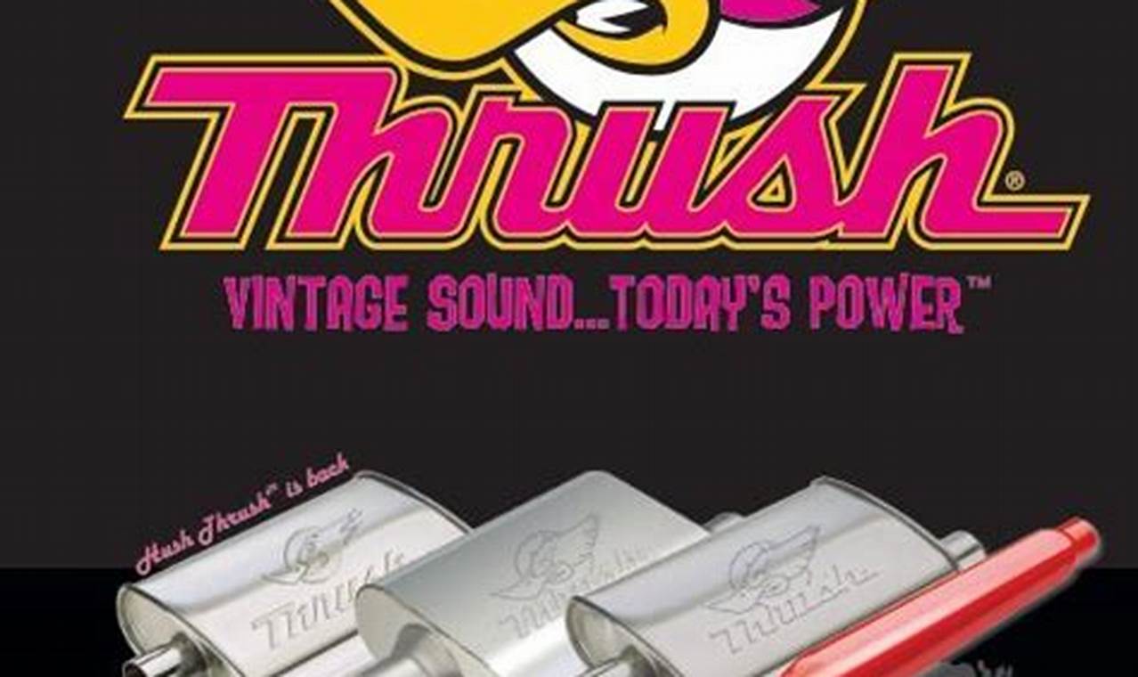 Shop Thrush Muffler Stickers: Enhance Your Ride! | Best Mufflers for Cars & Trucks | Performance, Sound & Durability Upgrades