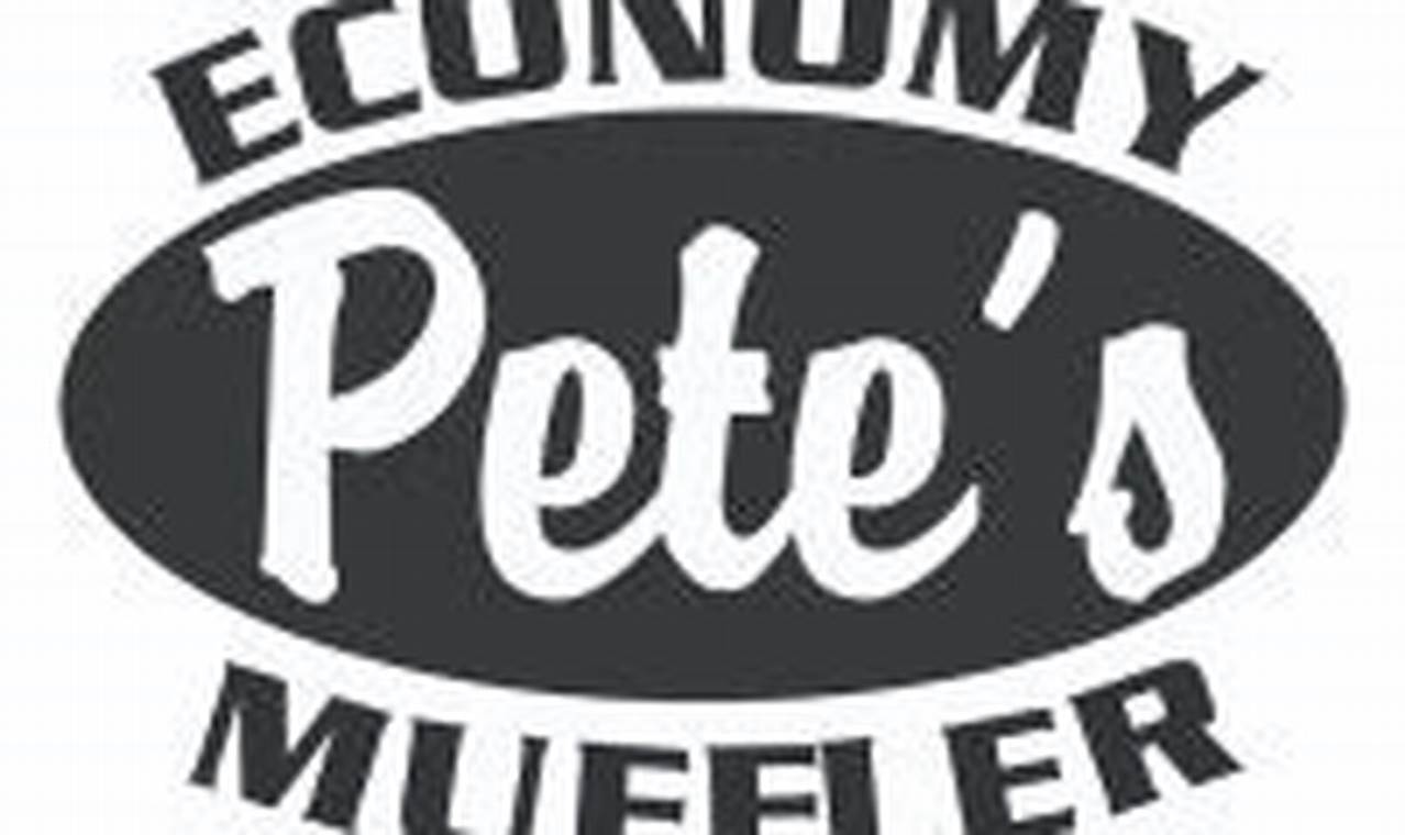 Local Pete's Economy Muffler: Affordable Exhaust Repair Near You Best Mufflers for Cars & Trucks | Performance, Sound & Durability Upgrades Local Pete's Economy Muffler: Affordable Exhaust Repair Near You | Best Mufflers for Cars & Trucks | Performance, Sound & Durability Upgrades