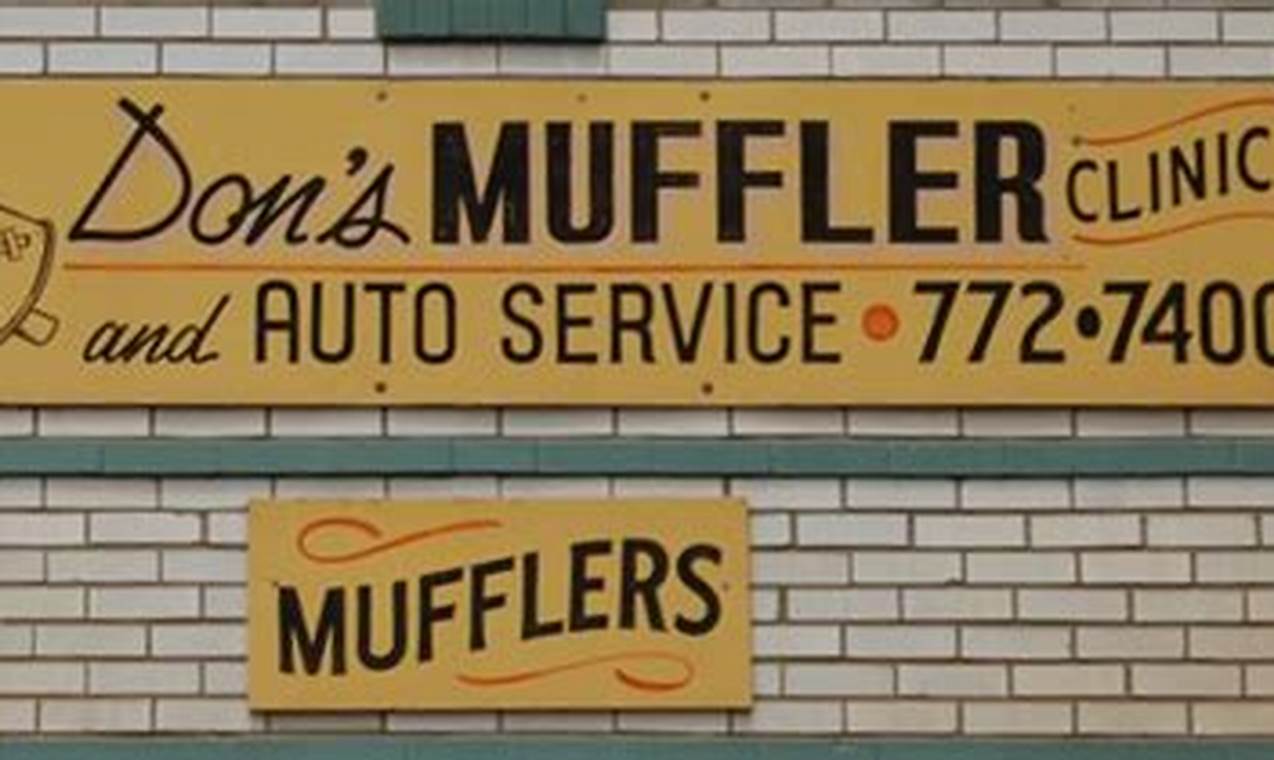 Muffler Experts: Don's Muffler Clinic Solutions &amp; More | Best Mufflers for Cars & Trucks | Performance, Sound & Durability Upgrades