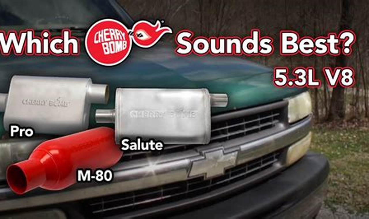 Unleash Roar: Loudest Cherry Bomb Muffler Power & Performance! | Best Mufflers for Cars & Trucks | Performance, Sound & Durability Upgrades