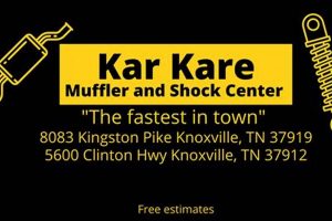 Knoxville's Kar Kare Muffler Center TN: Expert Exhaust Repair Best Mufflers for Cars & Trucks | Performance, Sound & Durability Upgrades Knoxville's Kar Kare Muffler Center TN: Expert Exhaust Repair | Best Mufflers for Cars & Trucks | Performance, Sound & Durability Upgrades