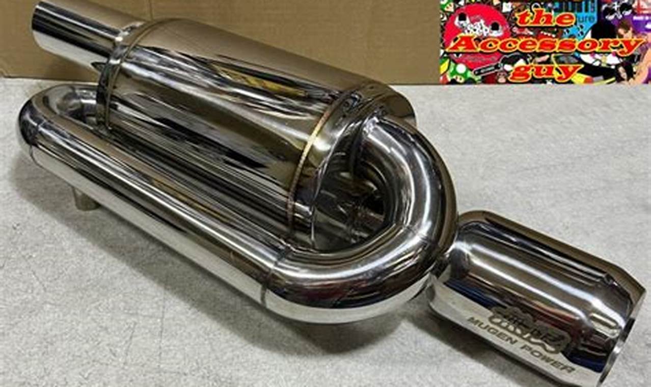 Unlock Power: Mugen Muffler Twin Loop Performance & Sound | Best Mufflers for Cars & Trucks | Performance, Sound & Durability Upgrades