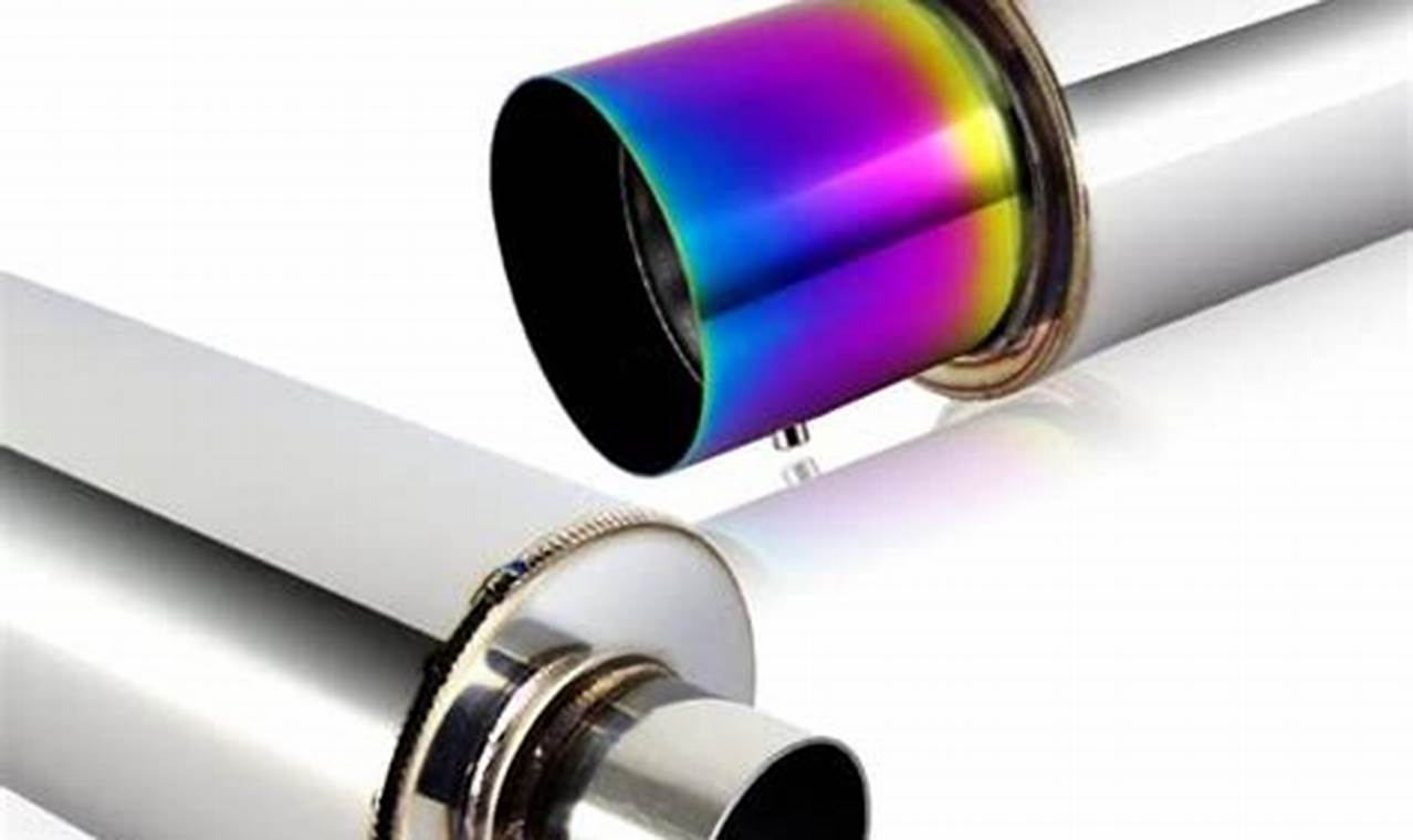 Vibrant Rainbow Muffler Largo: Colorful Style + Warmth | Best Mufflers for Cars & Trucks | Performance, Sound & Durability Upgrades