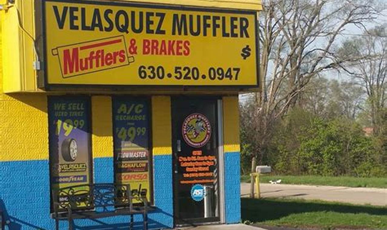 Velasquez Muffler Joliet IL: Expert Exhaust Repair Near You | Best Mufflers for Cars & Trucks | Performance, Sound & Durability Upgrades