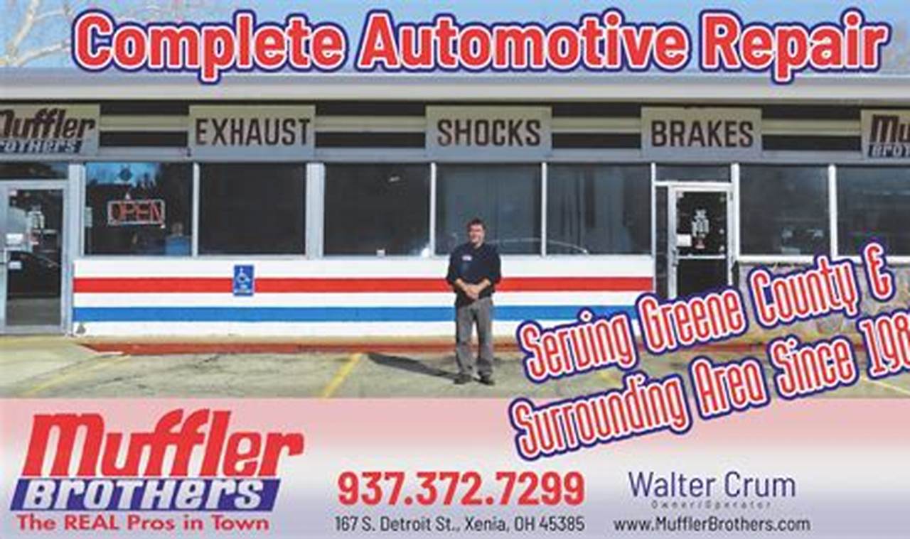 Xenia Muffler Masters: Muffler Brothers Xenia Experts | Best Mufflers for Cars & Trucks | Performance, Sound & Durability Upgrades