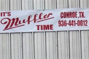 Conroe Muffler Check: Is It Muffler Time in Conroe, TX? Best Mufflers for Cars & Trucks | Performance, Sound & Durability Upgrades Conroe Muffler Check: Is It Muffler Time in Conroe, TX? | Best Mufflers for Cars & Trucks | Performance, Sound & Durability Upgrades