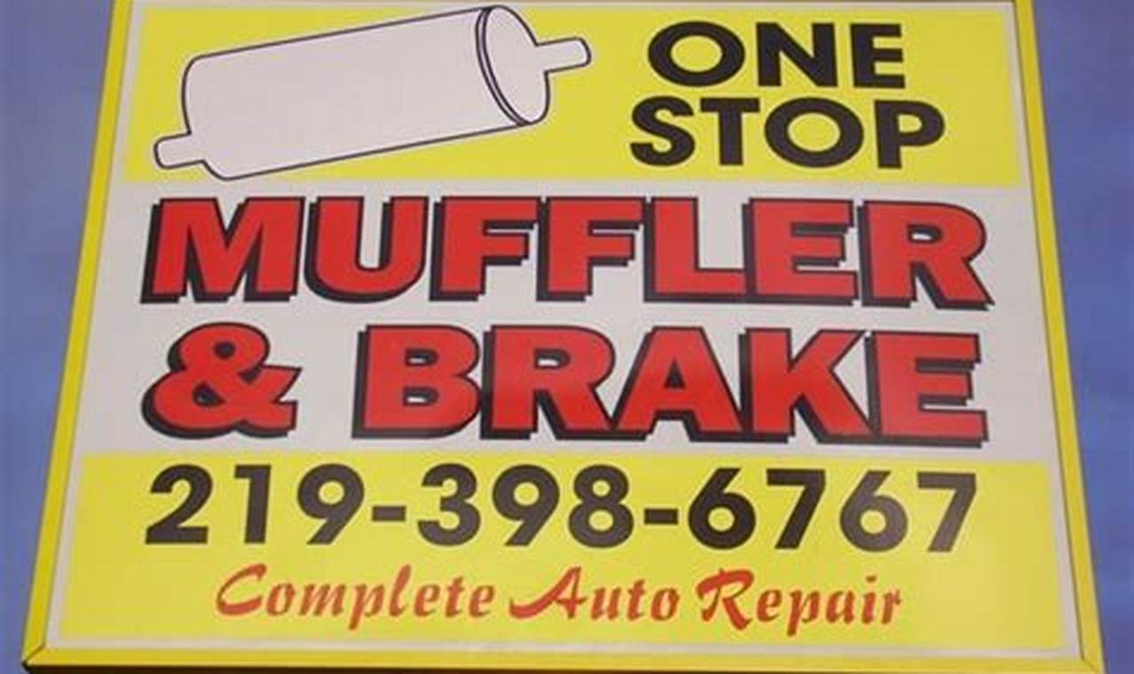 Reliable One Stop Muffler & Brake: Expert Brake Repair | Best Mufflers for Cars & Trucks | Performance, Sound & Durability Upgrades