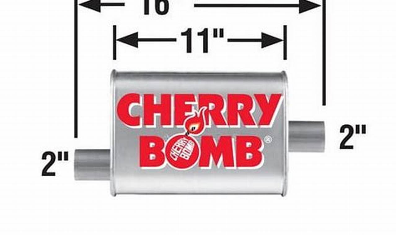 Unleash Power: Turbo Cherry Bomb Muffler [SOUND BOOST] | Best Mufflers for Cars & Trucks | Performance, Sound & Durability Upgrades