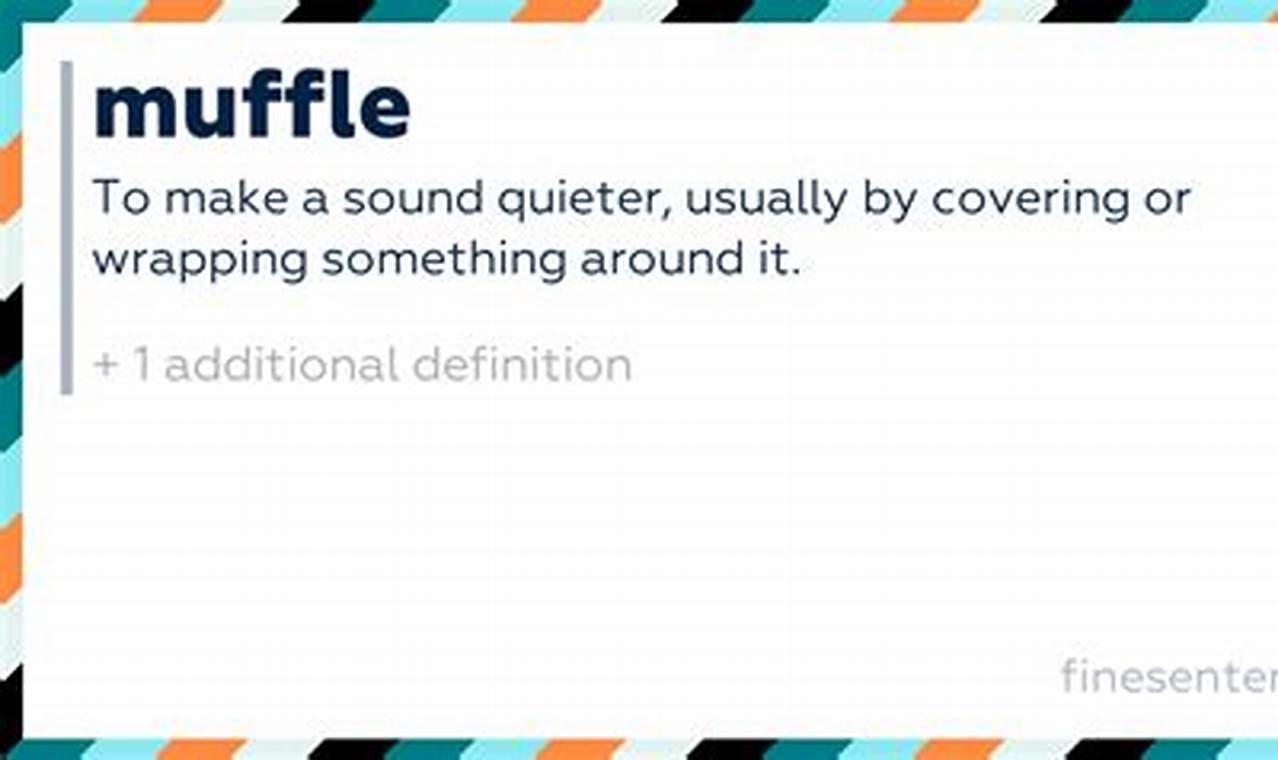 What Does Muffle Meaning + Practical Uses & Tips Best Mufflers for Cars & Trucks | Performance, Sound & Durability Upgrades What Does Muffle Meaning + Practical Uses & Tips | Best Mufflers for Cars & Trucks | Performance, Sound & Durability Upgrades