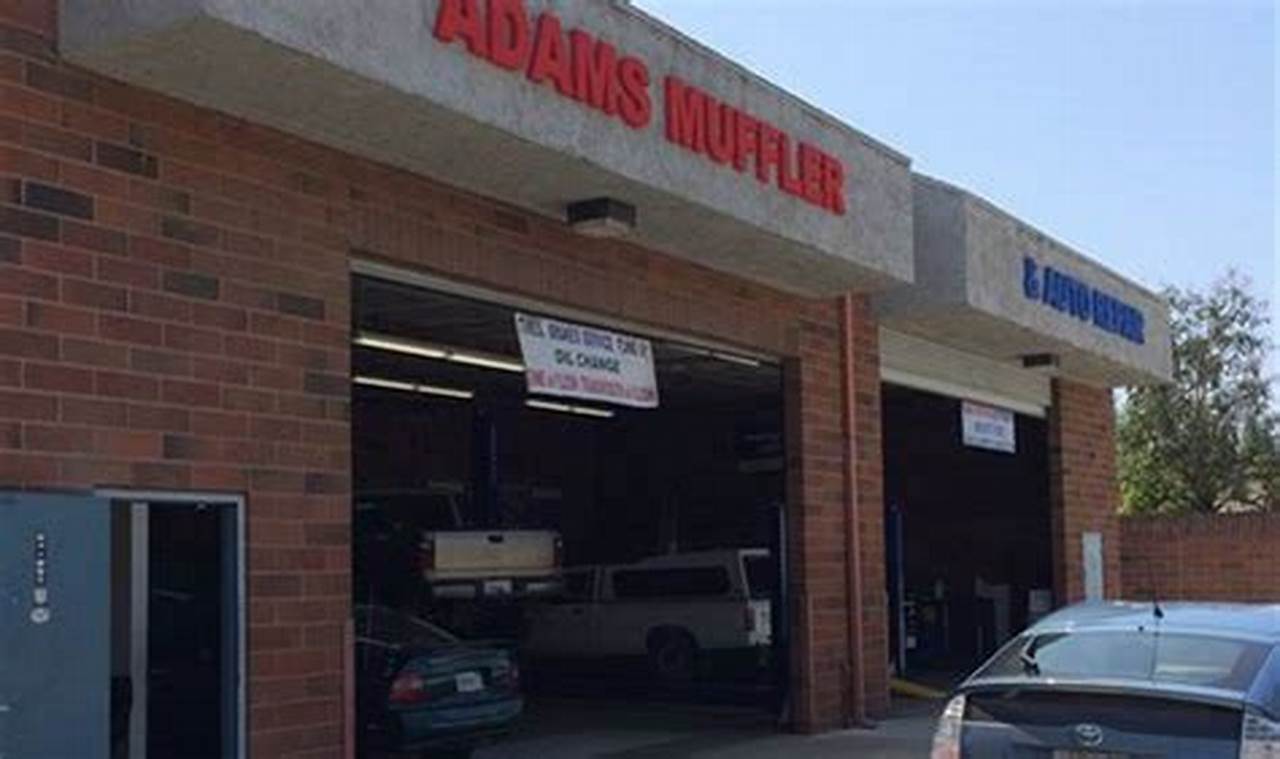 Adams Muffler & Brake Center: Expert Brake Service Near You! | Best Mufflers for Cars & Trucks | Performance, Sound & Durability Upgrades