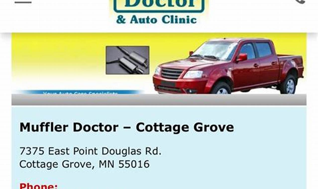 Find Your Muffler Doctor Now: Exhaust Repair Pros | Best Mufflers for Cars & Trucks | Performance, Sound & Durability Upgrades