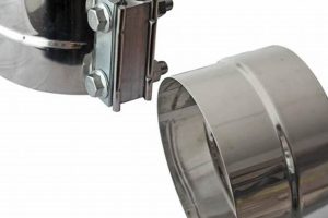 Secure Seal: 5 Inch Muffler Clamp | Exhaust Repair | Best Mufflers for Cars & Trucks | Performance, Sound & Durability Upgrades