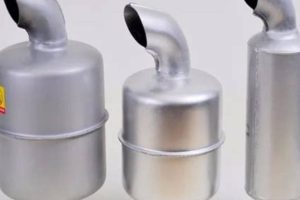 Quiet Power: Small Engine Muffler 1 Inch Inlet - Enhanced! | Best Mufflers for Cars & Trucks | Performance, Sound & Durability Upgrades