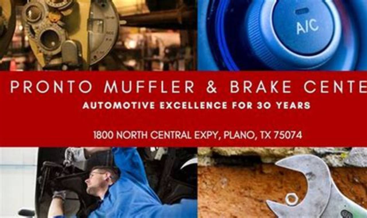 Plano's Pronto Muffler: Expert Exhaust Repair Near You | Best Mufflers for Cars & Trucks | Performance, Sound & Durability Upgrades