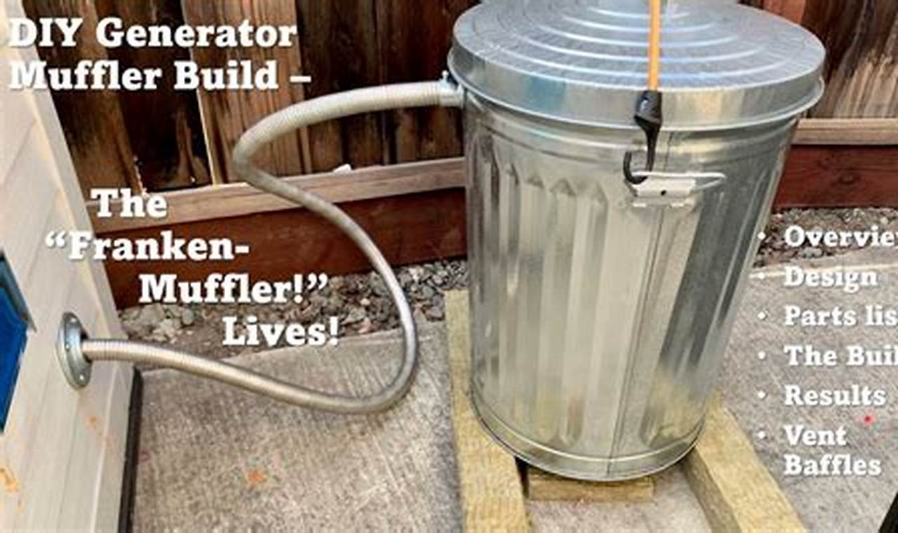 DIY Generator Muffler: Quieter Power Solutions | Best Mufflers for Cars & Trucks | Performance, Sound & Durability Upgrades
